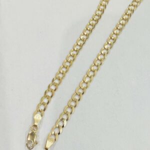 Basic Cuban anklet 6mm 24” 14k