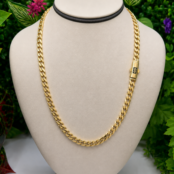 14K Gold Monaco Chain – 22”